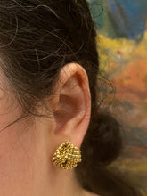 Load image into Gallery viewer, Knot Beaded Earrings - Gold
