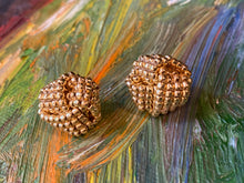 Load image into Gallery viewer, Knot Beaded Earrings - Gold
