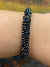 Load image into Gallery viewer, Bracelet - Rainbow Metallic Beaded Bracelet
